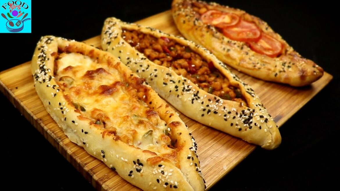Turkish Fatayer | Pide ( Middle Eastern Food) | Turkish Pizza Recipe  |