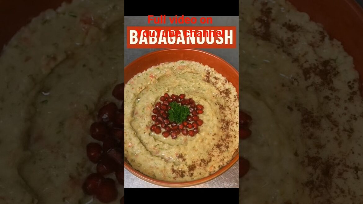 Babaganoush || Eggplant dip #shorts #shortvideo #youtube  #lebanese#youtubeshorts #viral #trending