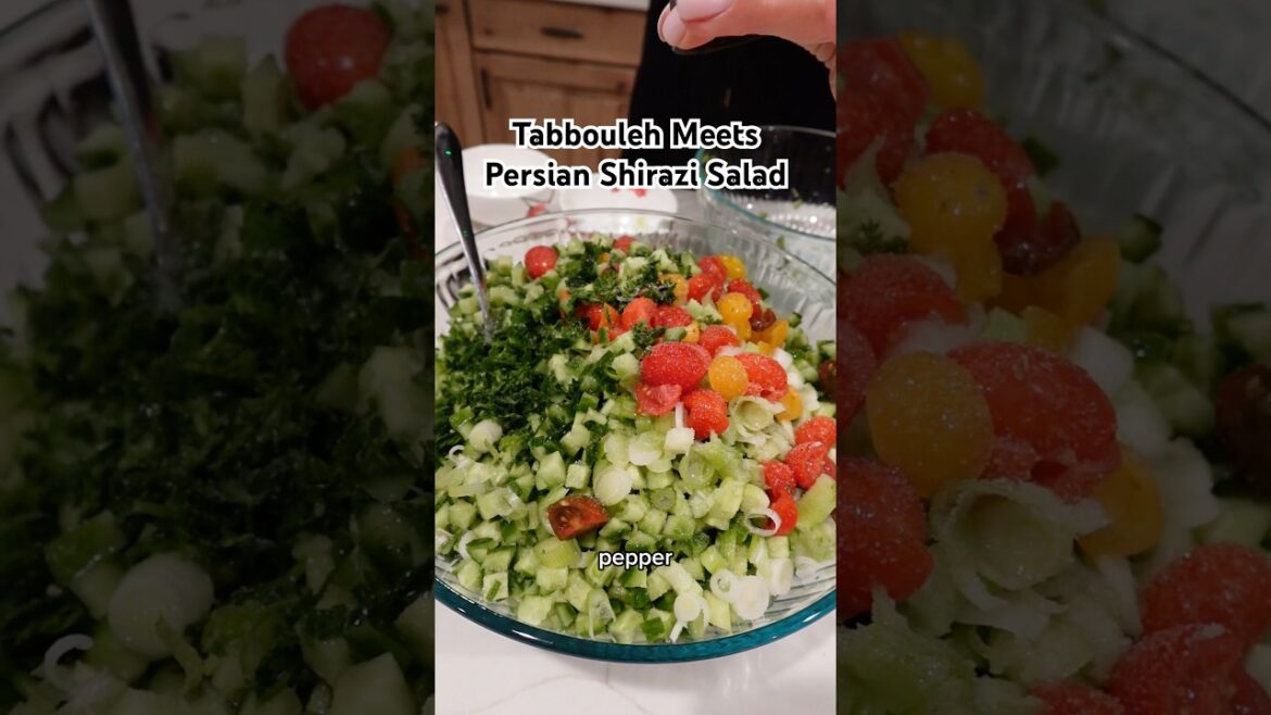 How To Make Tabbouleh Salad, The Persian Shirazi Salad Way How To Make Tabbouleh Salad, The Persian Shirazi Salad Way