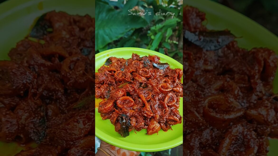 Squid/ Kanava Roast ❤️ #shorts #ytshorts #trending #tamilreels #recipe #kanavaroast #squidroast