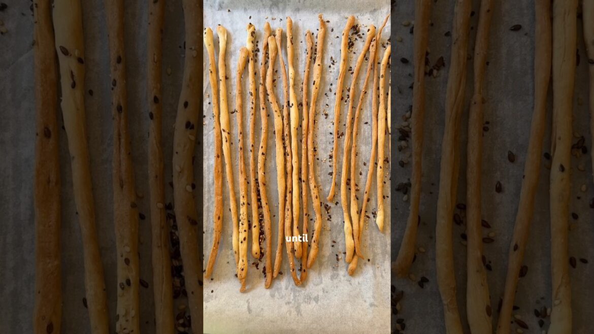 Homemade Italian breadsticks | "Grissini"