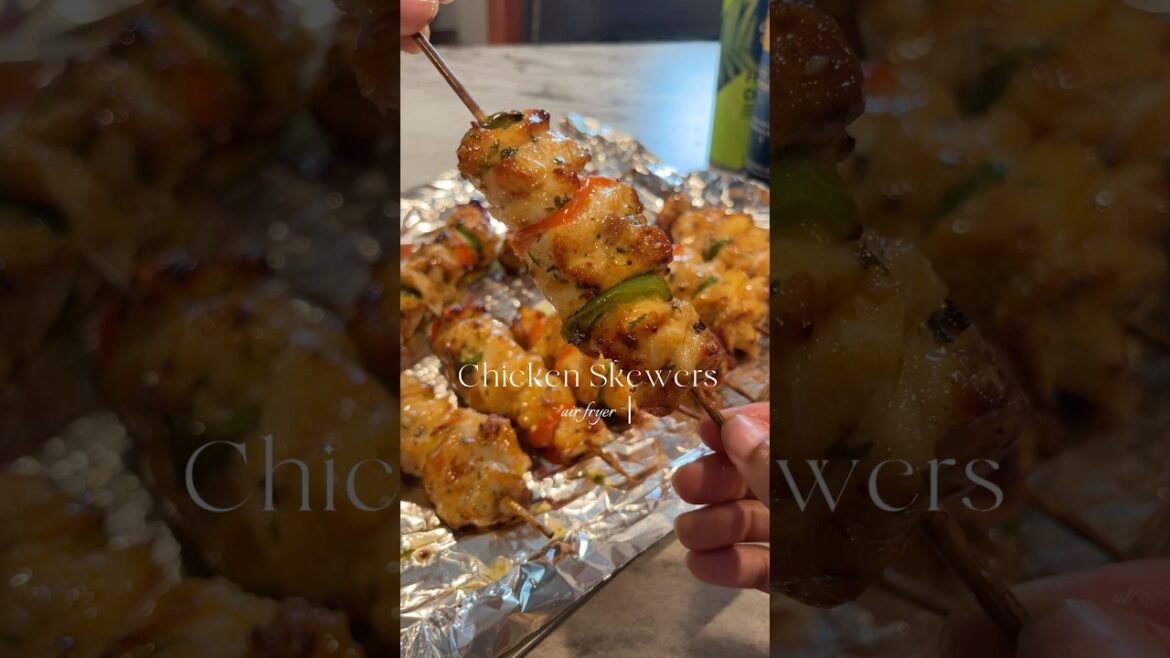 Chicken Skewers #shorts #airfryer