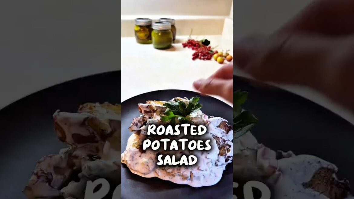 How to Make Crispy Roasted Potato Salad | Easy & #flavorfulbites l #recipe How to Make Crispy Roasted Potato Salad | Easy & #flavorfulbites l #recipe