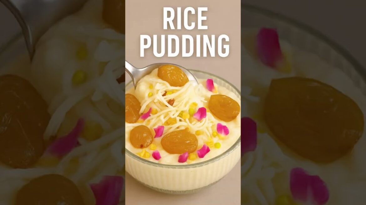 Lebanese Rice Pudding رز بحليب Rizb Halib | Easy Middle Eastern Dessert Recipe