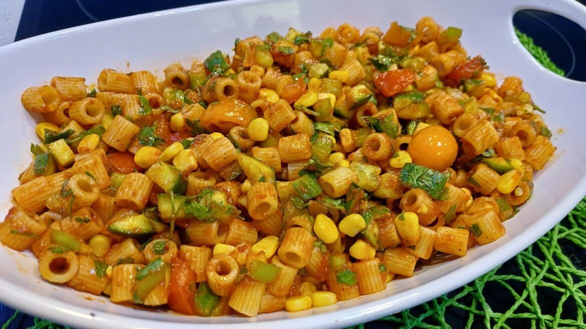 Turkish Style Pasta Salad Recipe | Macaroni Salad Turkish | Healthy Salad Recipe