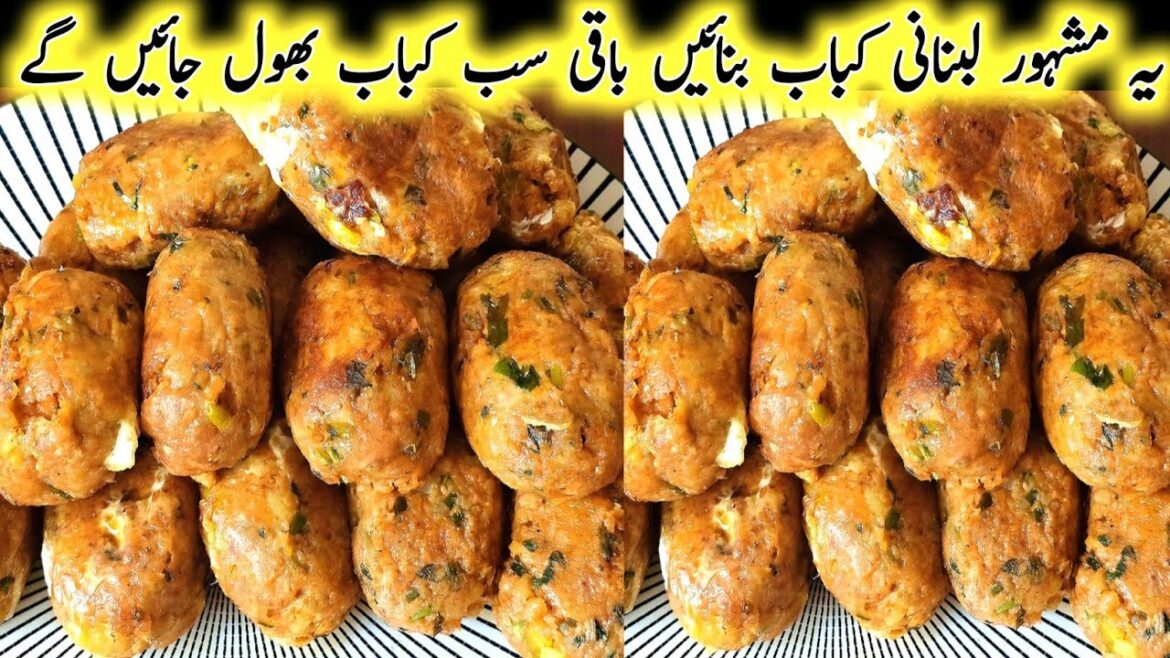 Popular Labnani Kabab Recipe | New Kabab recipe | Best Labanese Kabab recipe