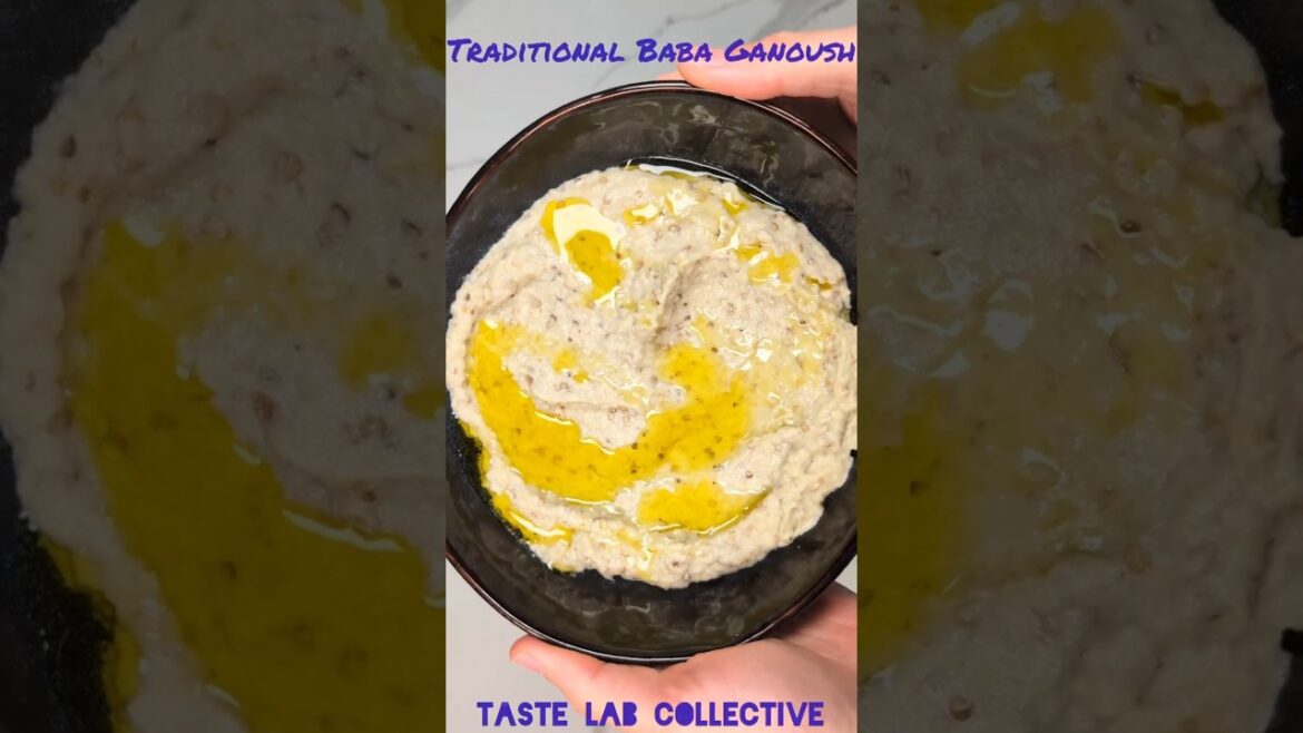 Baba Ganoush #eggplant #babaganoush #lebanesefood #vegetarianrecipie #easyrecipe #tastelabcollective
