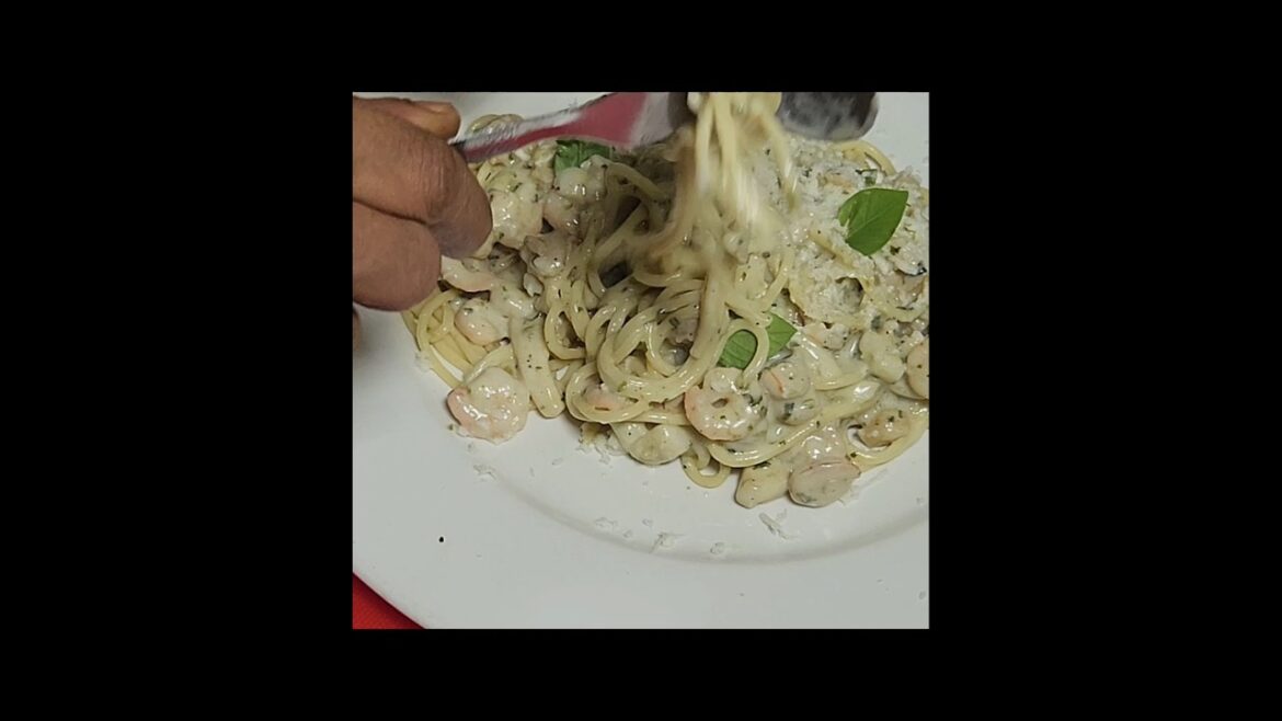 سباكيتي بفواكه البحر #المغرب #طبخ #سمك #اكسبلور #الجزائر_تونس