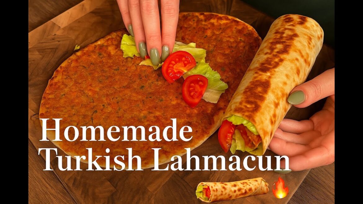 Authentic Homemade Turkish Lahmacun | Turkish Pizza Recipe | SimplyYulya