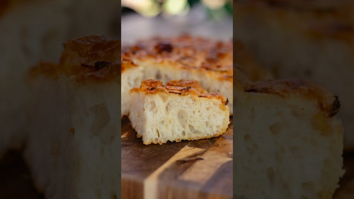 Focaccia with Red Onions & Parmesan Focaccia with Red Onions & Parmesan