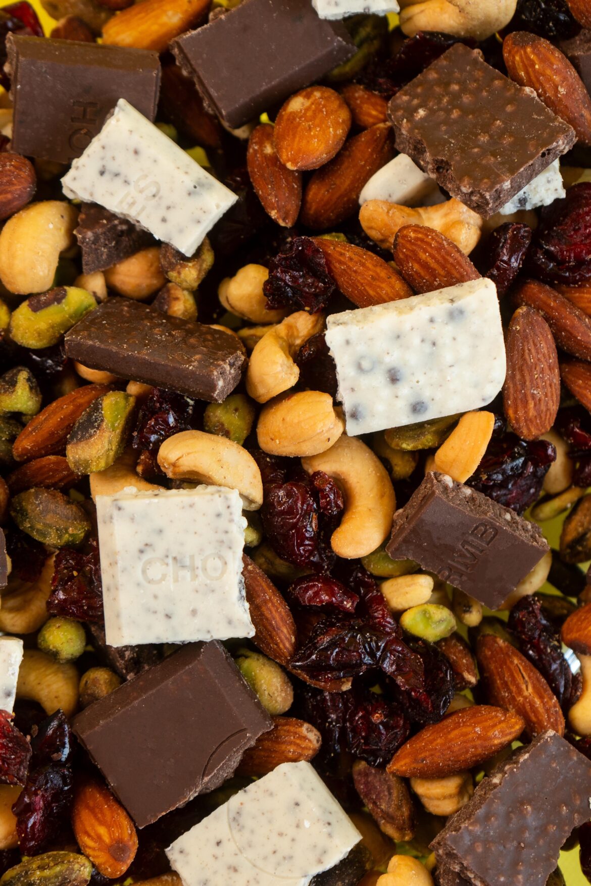 Chocolate trail mix (with high protein chocolate)