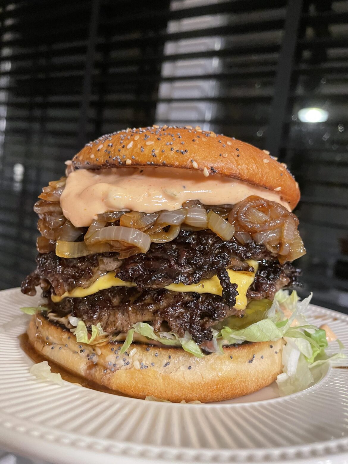 Homemade Smash burger