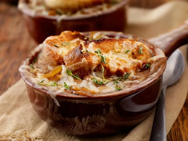 French Onion Soup -Photographed on Hasselblad H1-22mb Camera