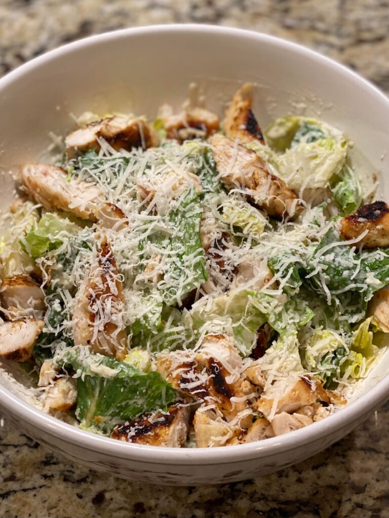 Chicken Caesar salad