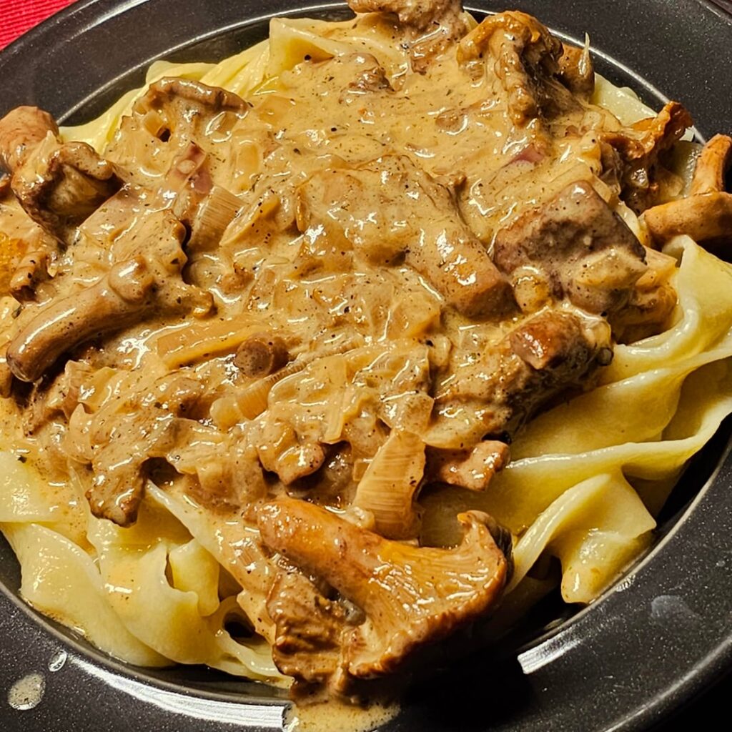Fettuccine with Chanterelles