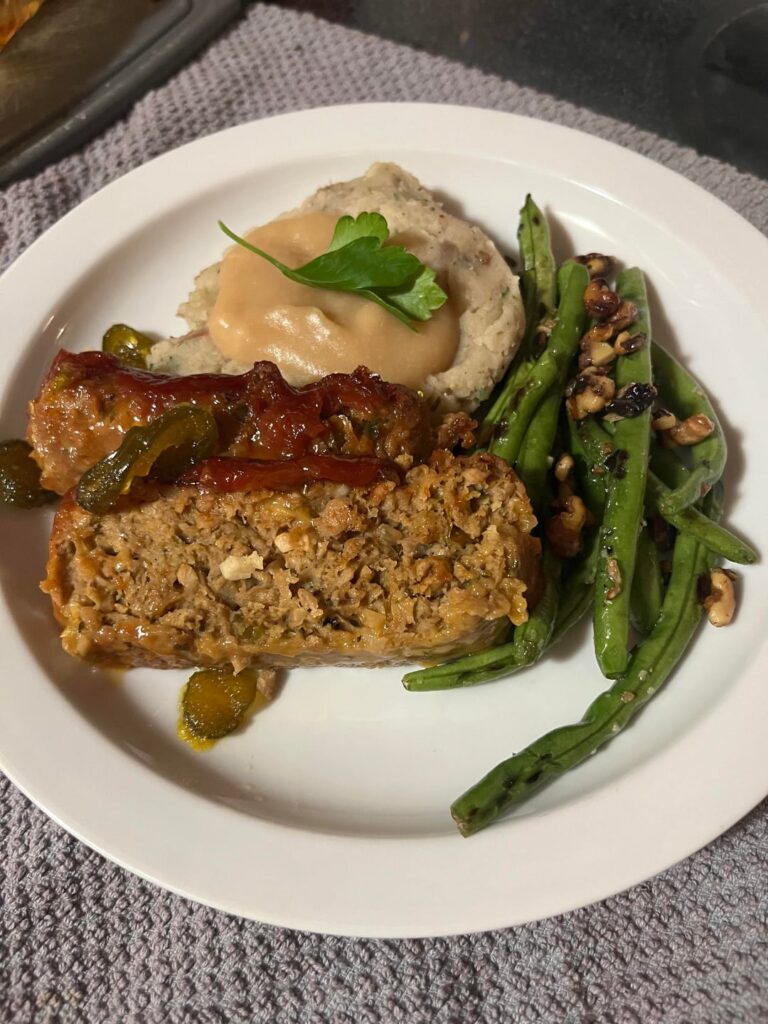 Candied Jalapeño and Cheddar Meatloaf