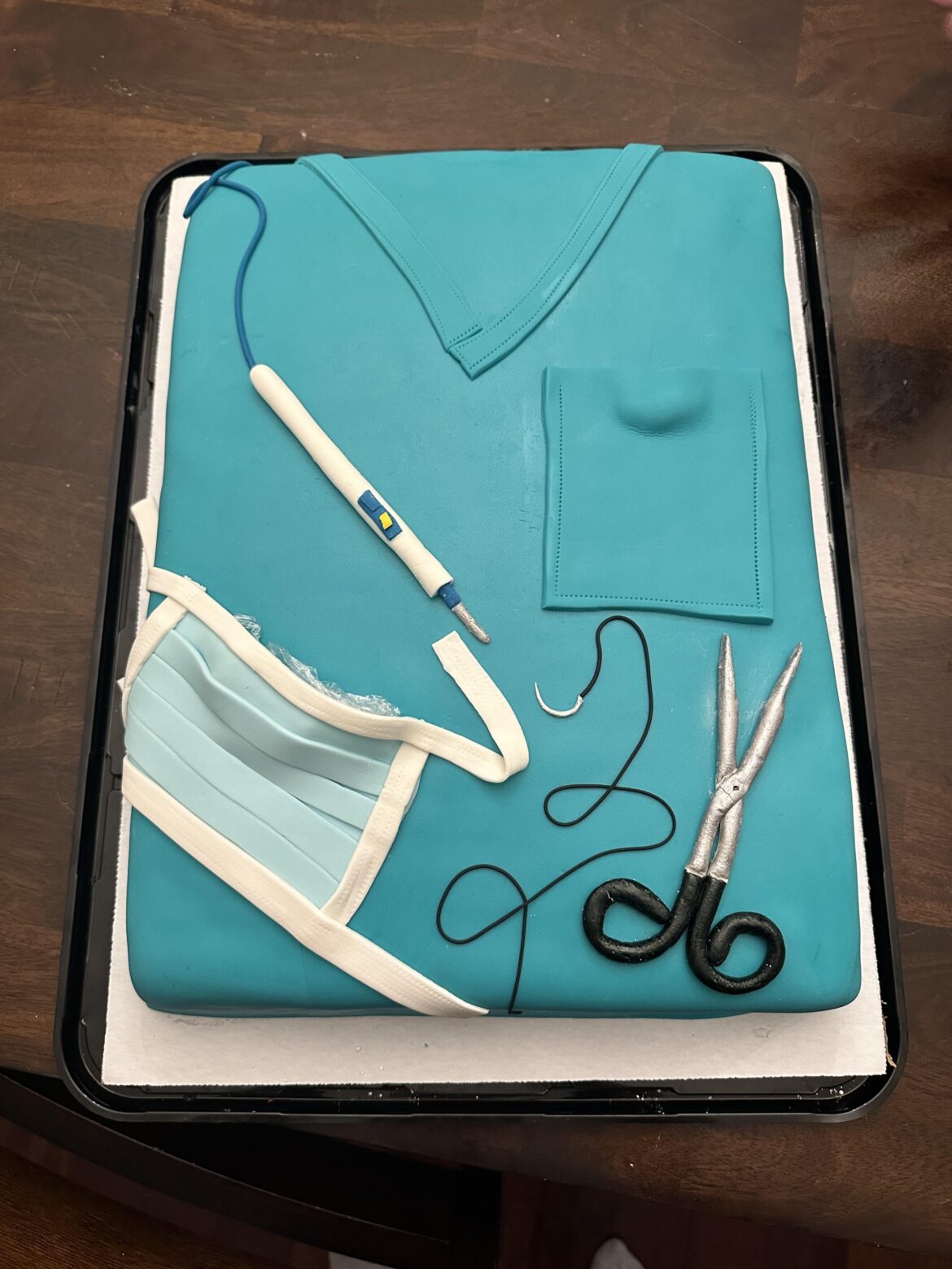 Surgical cake