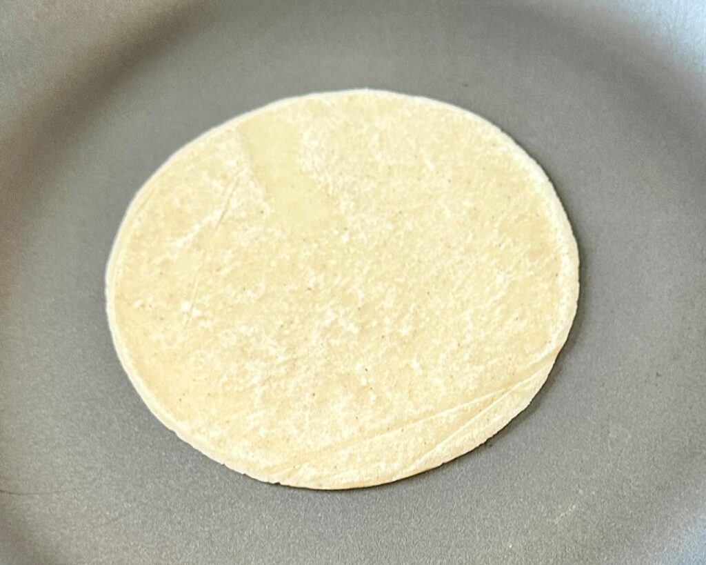 Making tortillas.