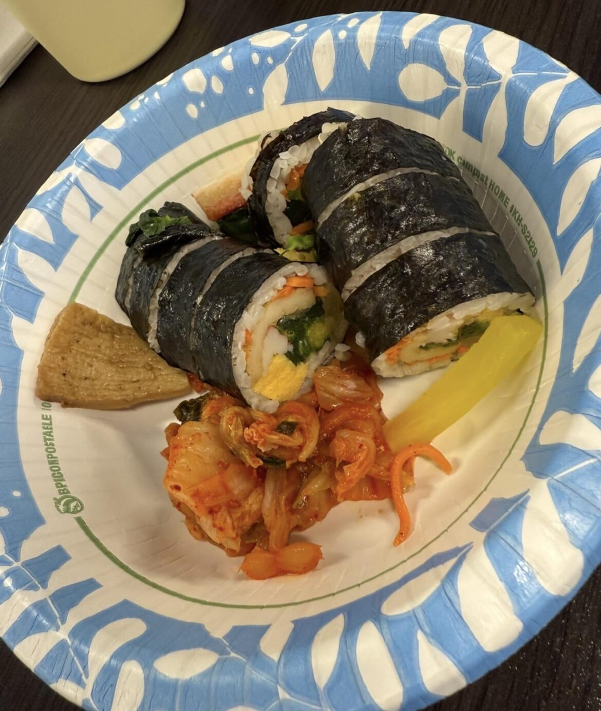 Kimbap makes me so happy