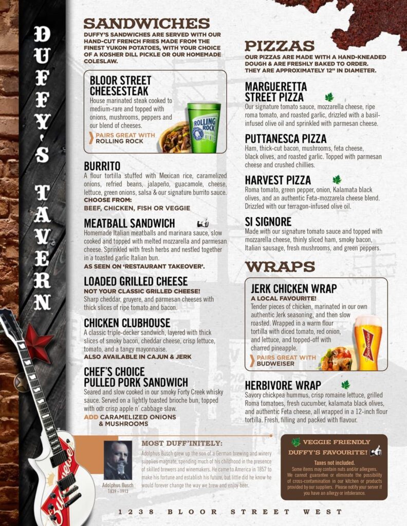 Duffy's Tavern on Bloor