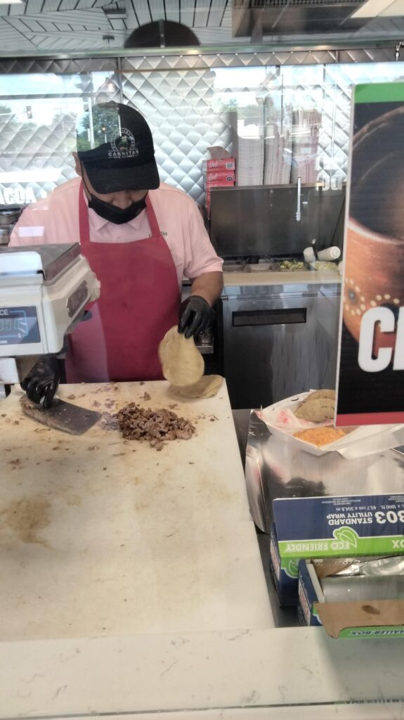 Carnitas tacos from Don Alfredo's in the Chicago area