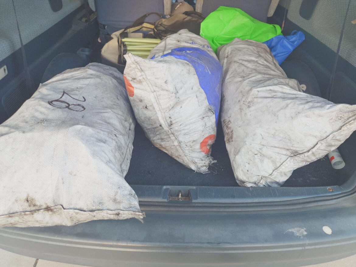 Gotta love Tijuana. 200 lbs of charcoal for 90 bucks.all large chunk charcoal.The egg gonna be eating good.