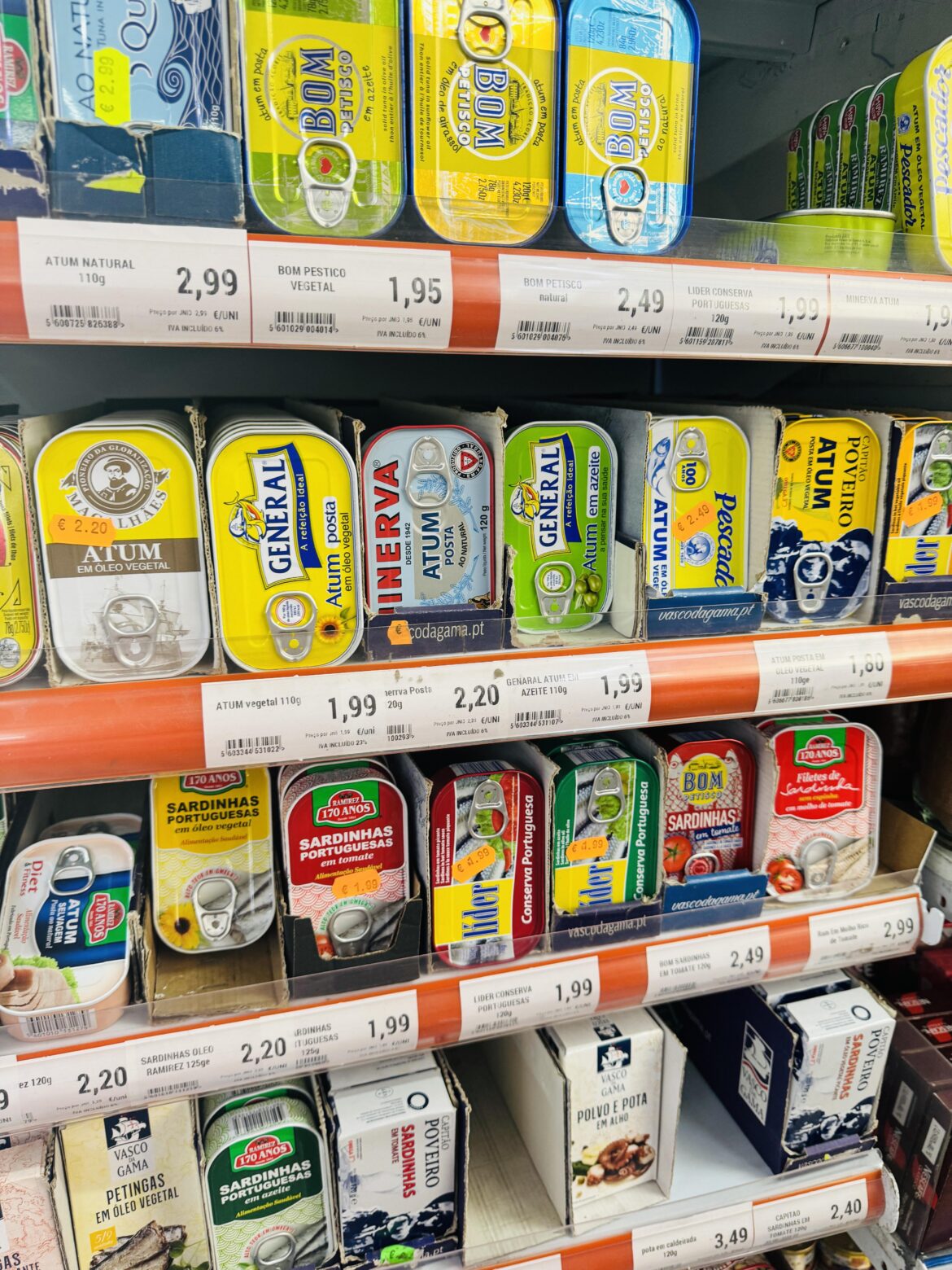 Vacationing in Lisbon, Portugal. I’m in love with the tinned sardines at the local Supermarket