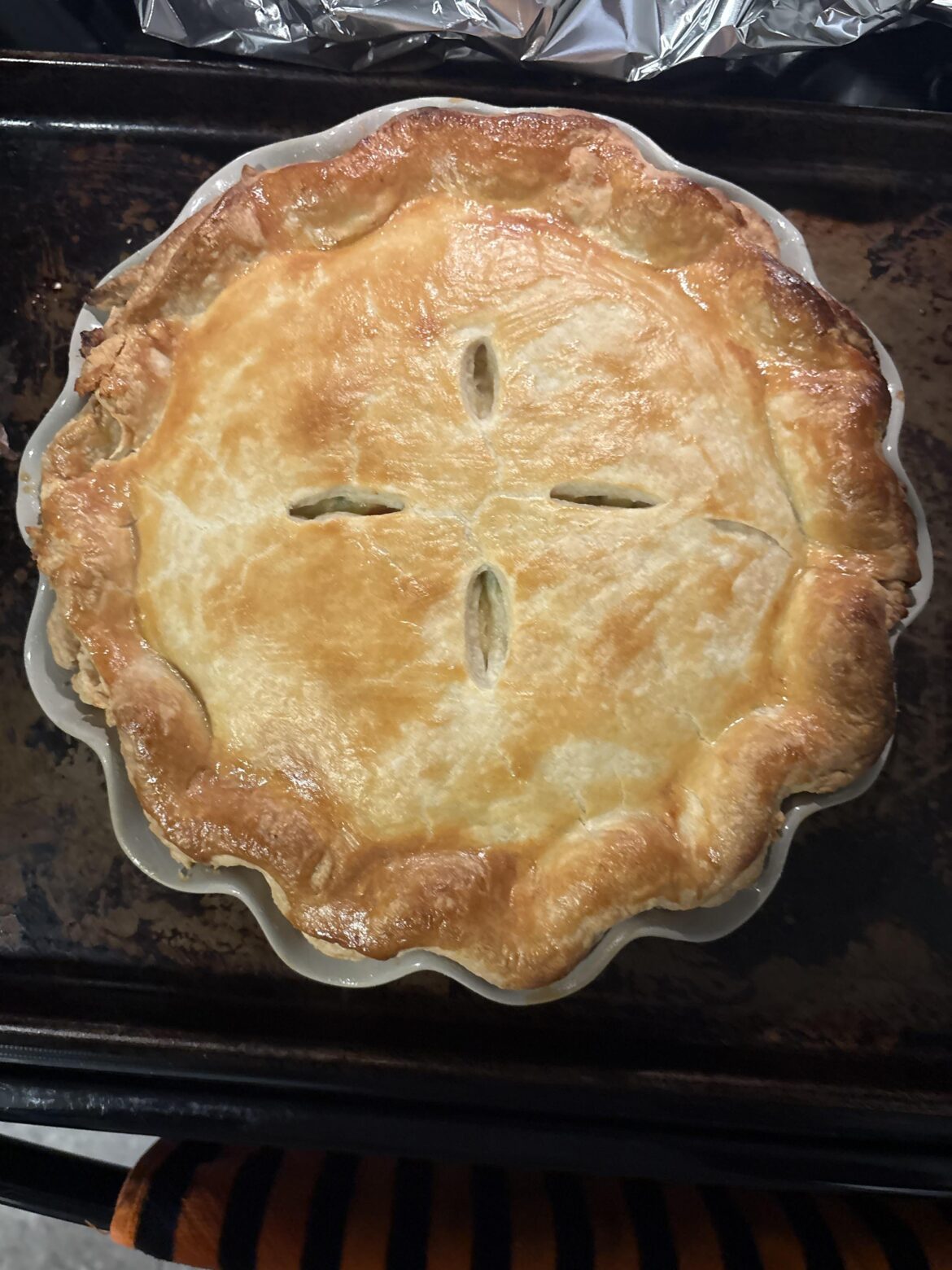 Chicken pot pie season has begun