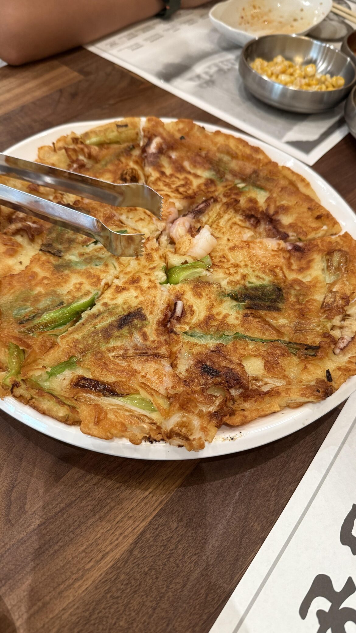 Best seafood pancake I've had in a while