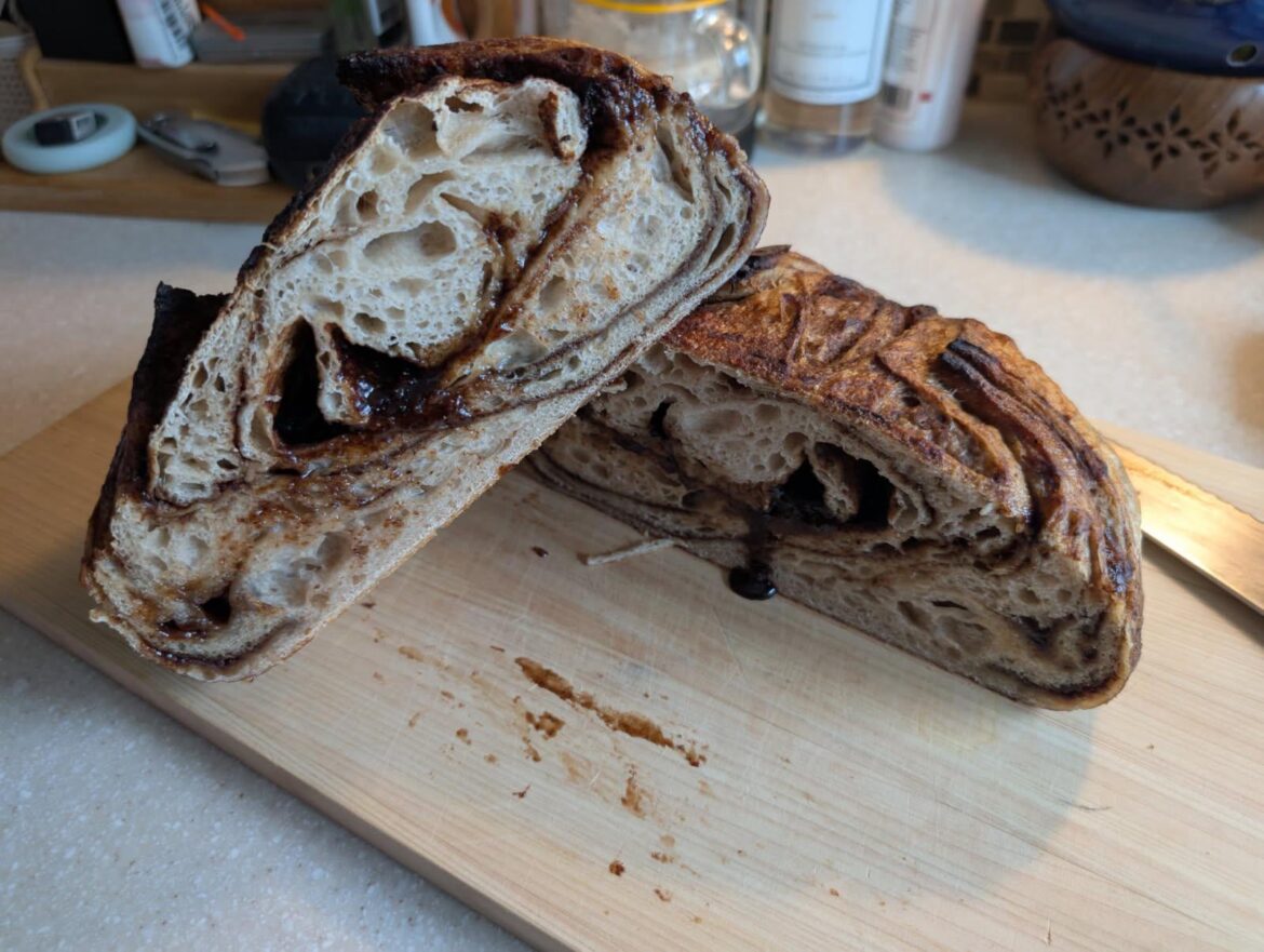 First time doing a sugar swirl loaf