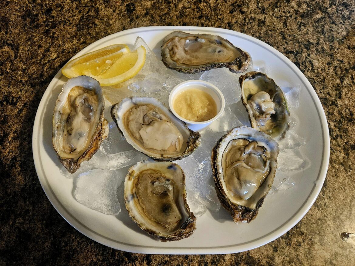 My very first time shucking oysters!