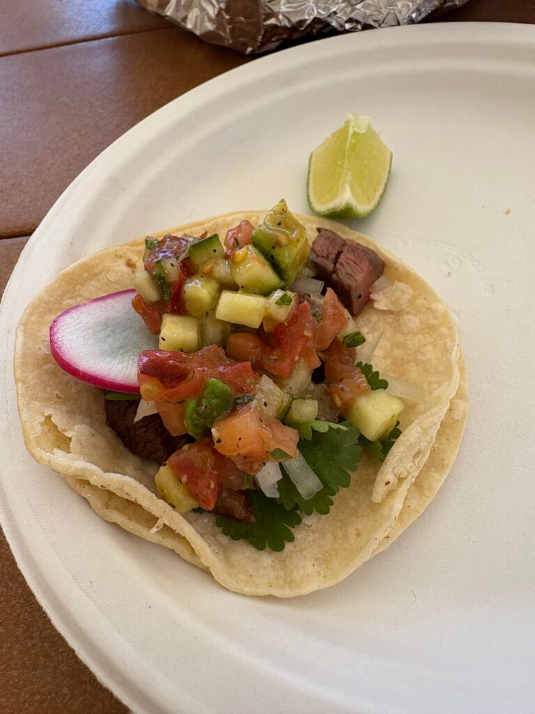 Made some lunch by the pool today.