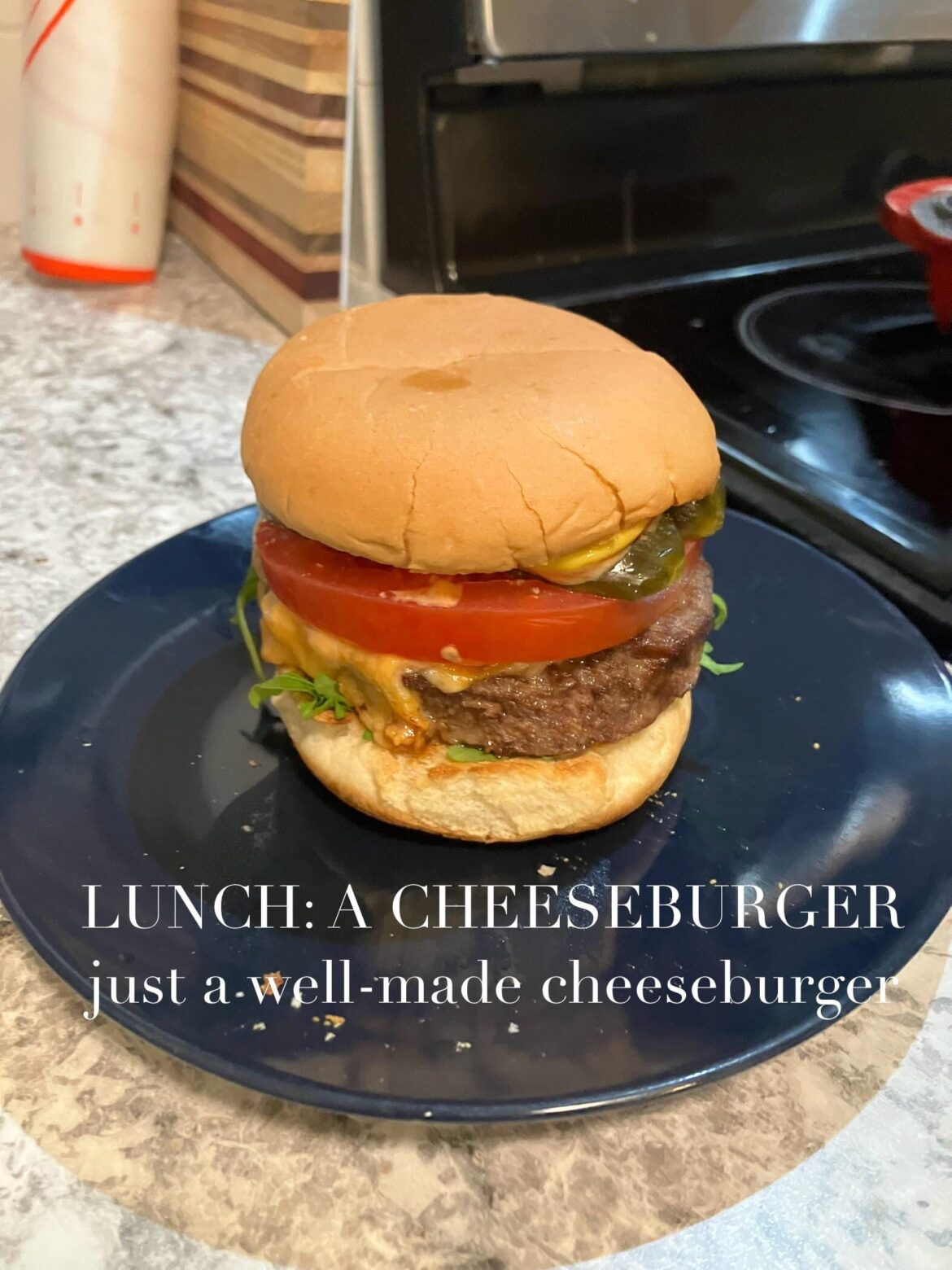 Homemade Cheeseburger