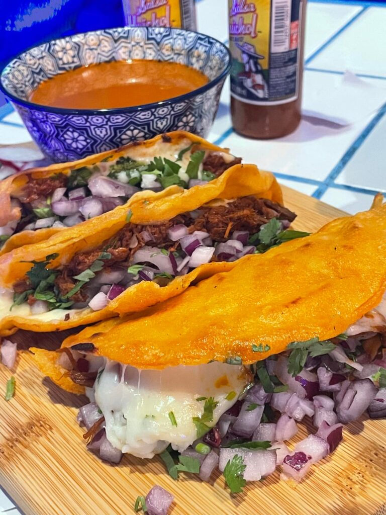 Quesabirria from El Cevichero Restaurant y Cantina in San Antonio, Texas