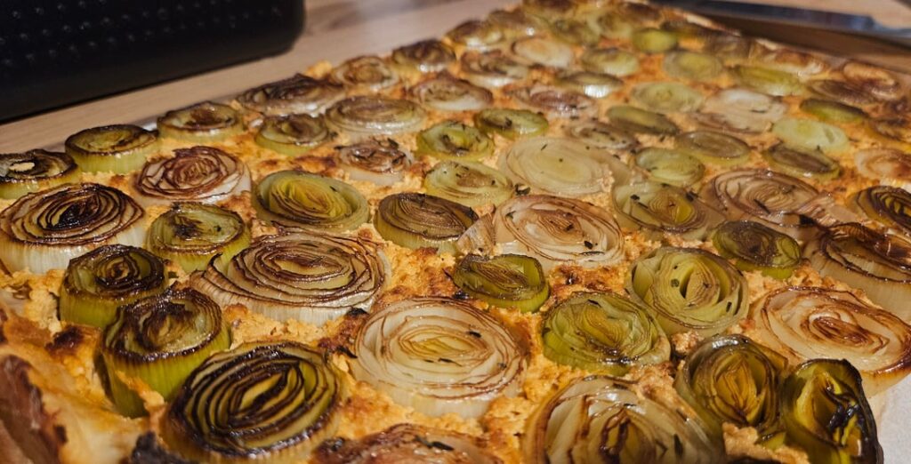 Homemade Leek Tart. Homemade Leek Tart.