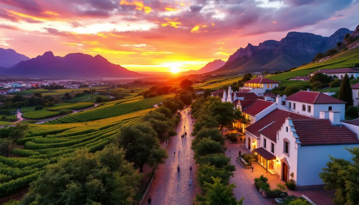 I discovered this South African wine village during a Cape Town detour