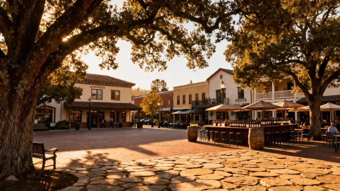 this wine country village has Napa’s prestige for 40% less this wine country village has Napa's prestige for 40% less