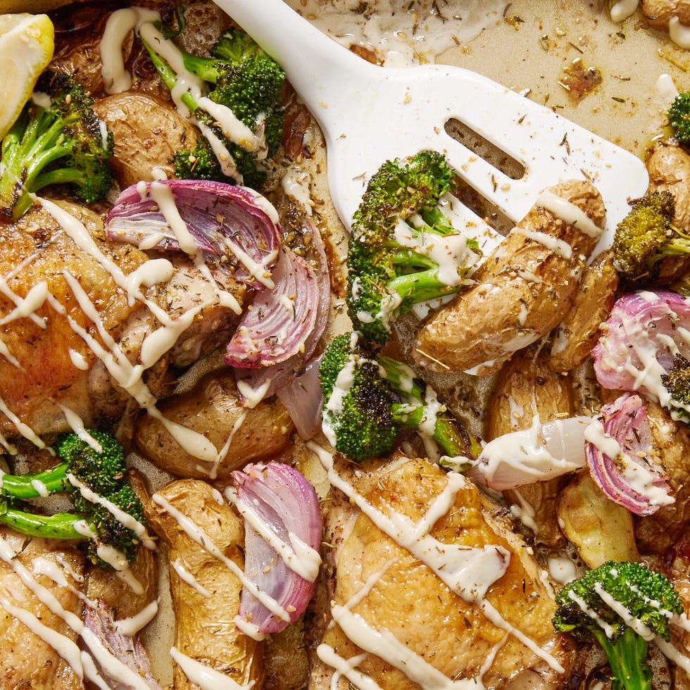 za'atar sheet pan chicken