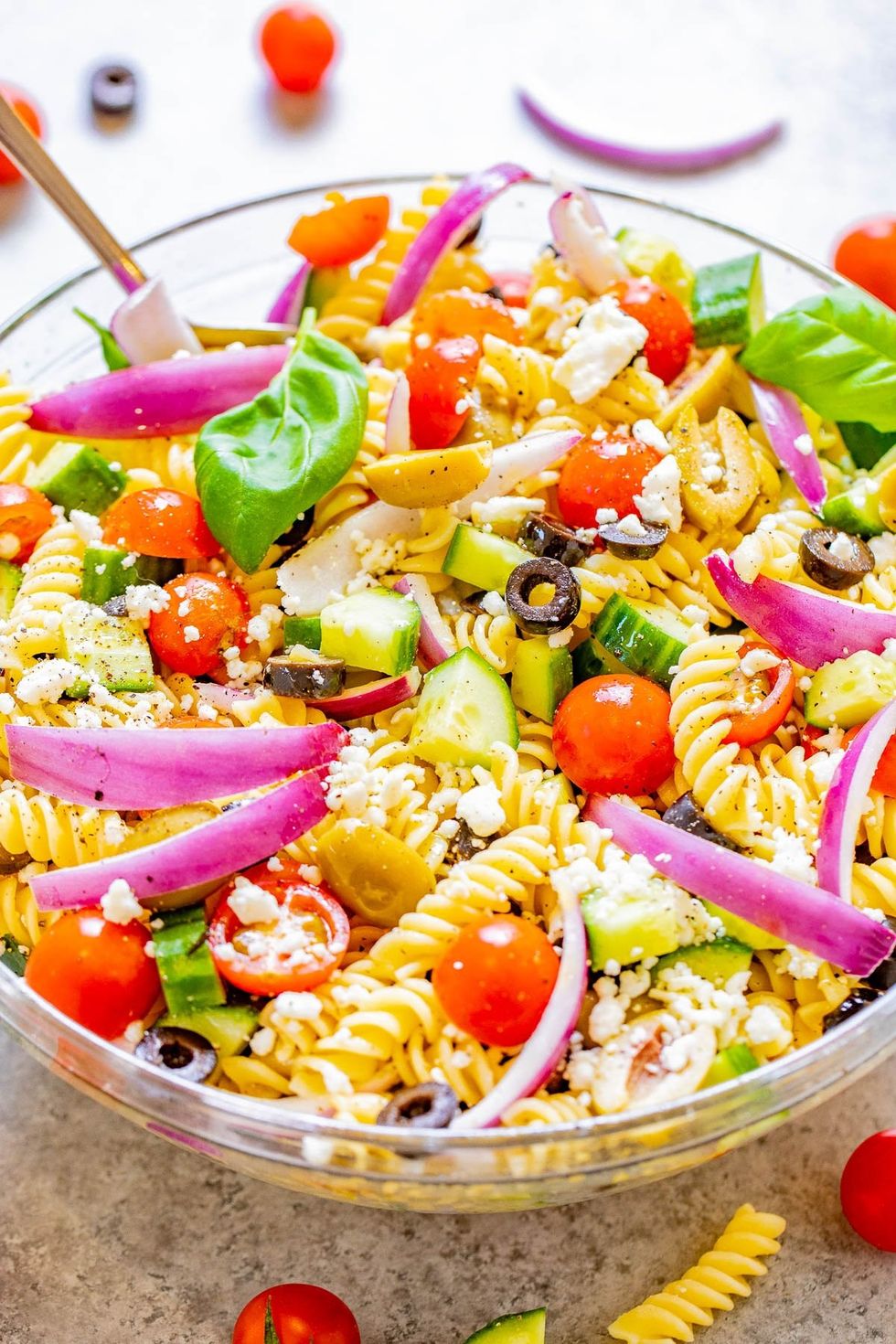 25-Minute Mediterranean Pasta Salad