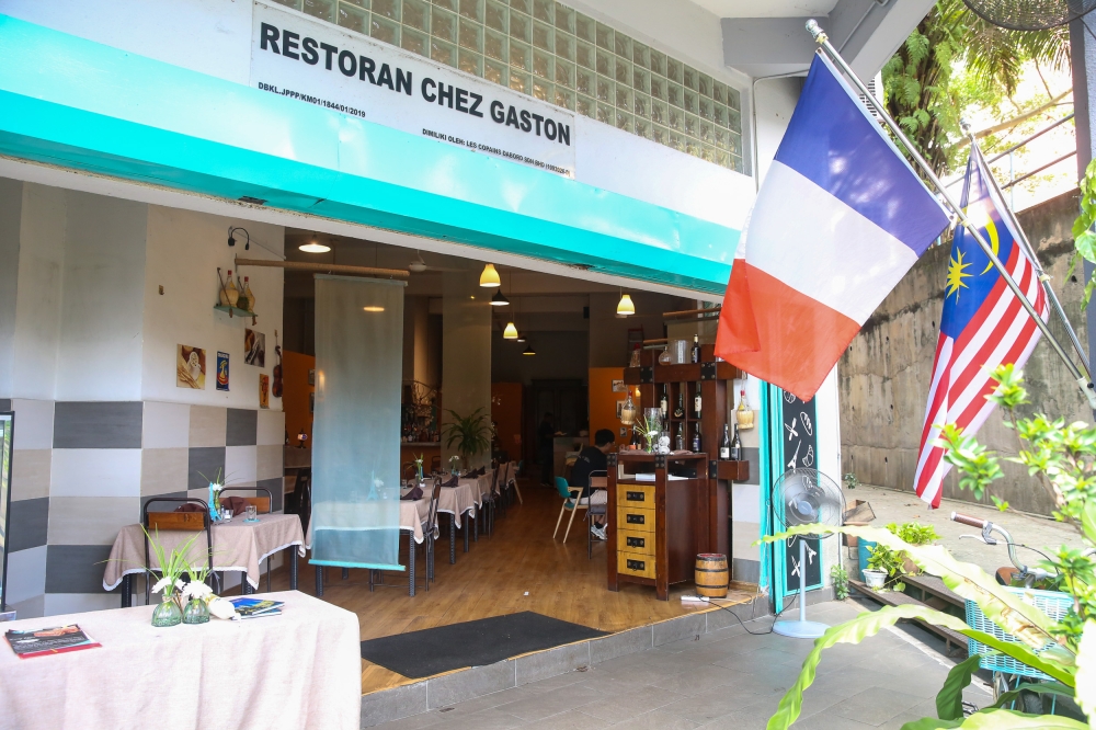 The proudly French restaurant is inside Bangsar Utama, right across from Bangsar LRT Station. — Picture by Choo Choy May