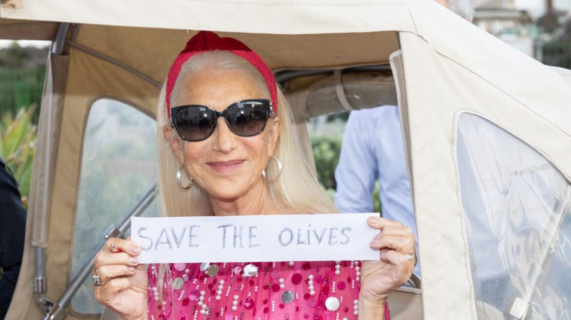 Helen Mirren pleads for action to save Italy’s ancient olive trees Helen Mirren pleads for action to save Italy’s ancient olive trees