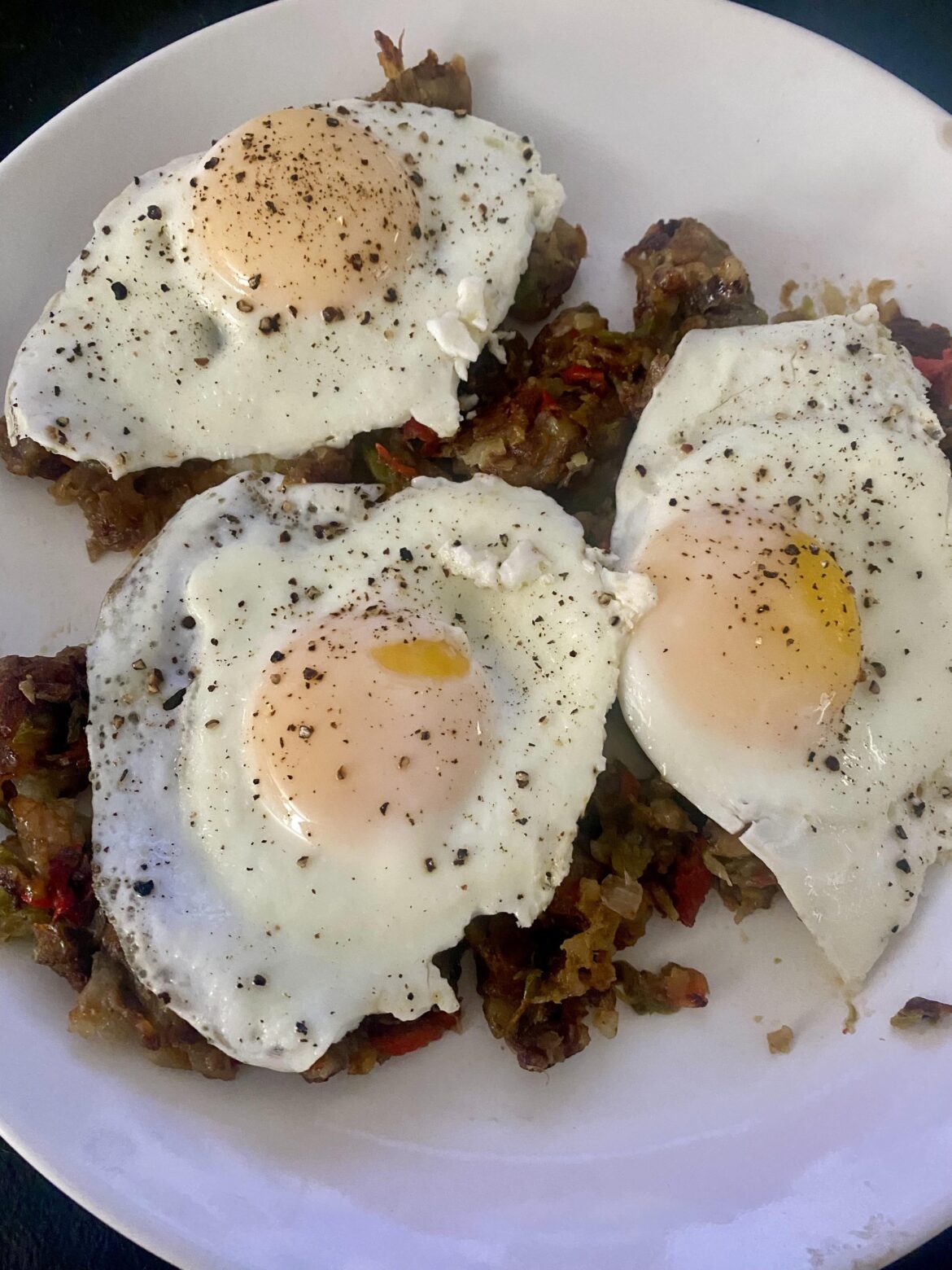 Homemade Hashbrowns and Eggs
