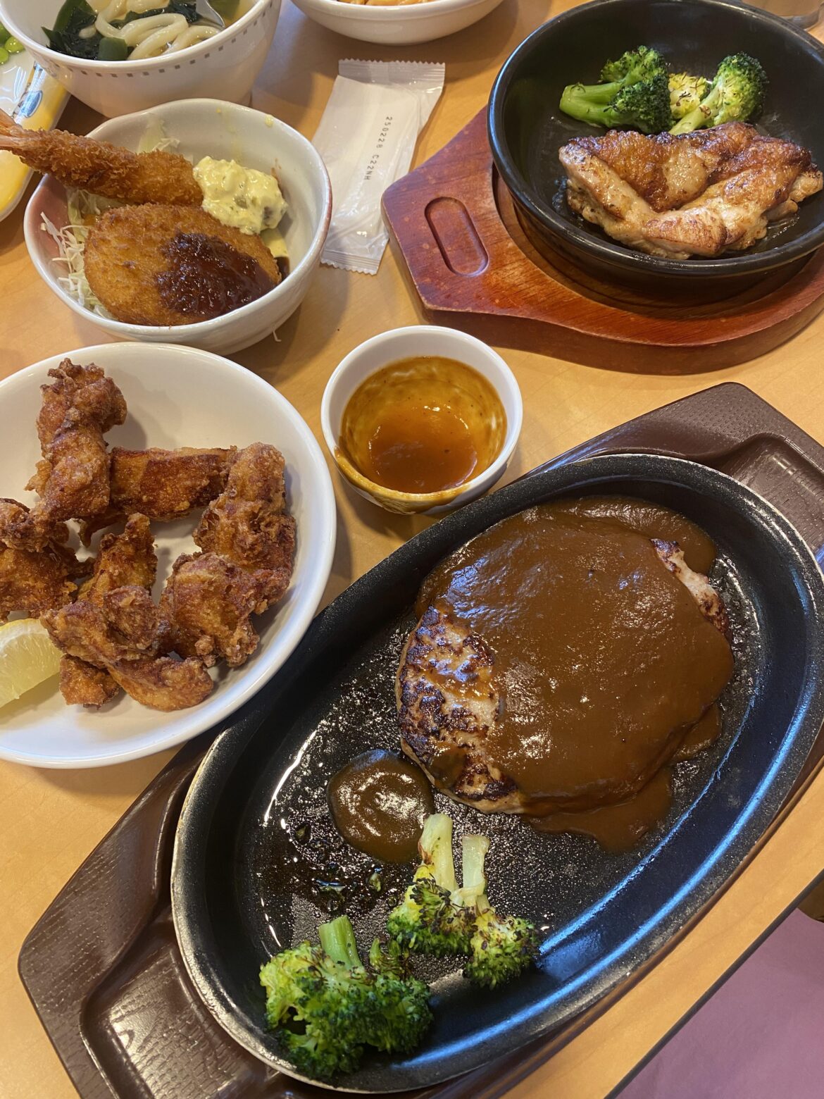 Just another day at Gusto - 4 pick your own dishes for 1260yen (9USD ish)