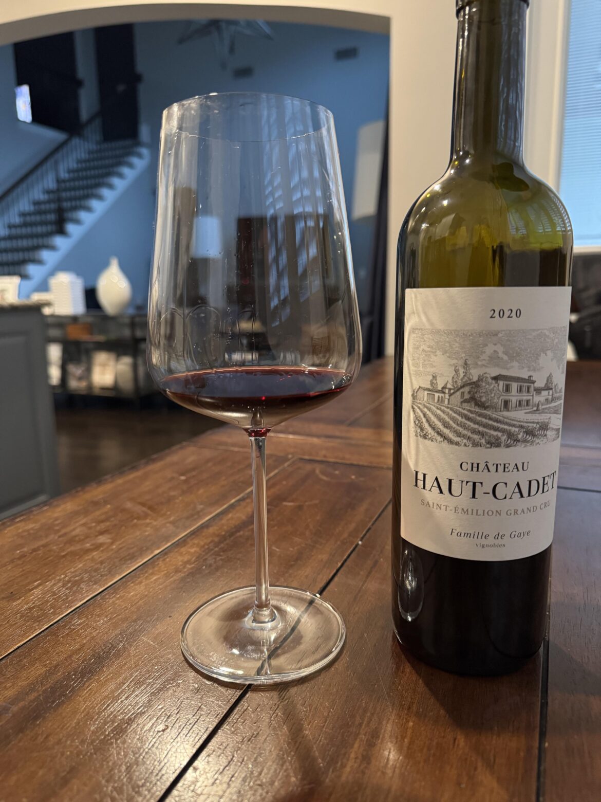 2020 Chateau Haut - Cadet Saint Emilion Grand Cru.