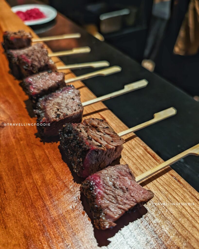 Some of the food at the Michelin Guide ceremony this year