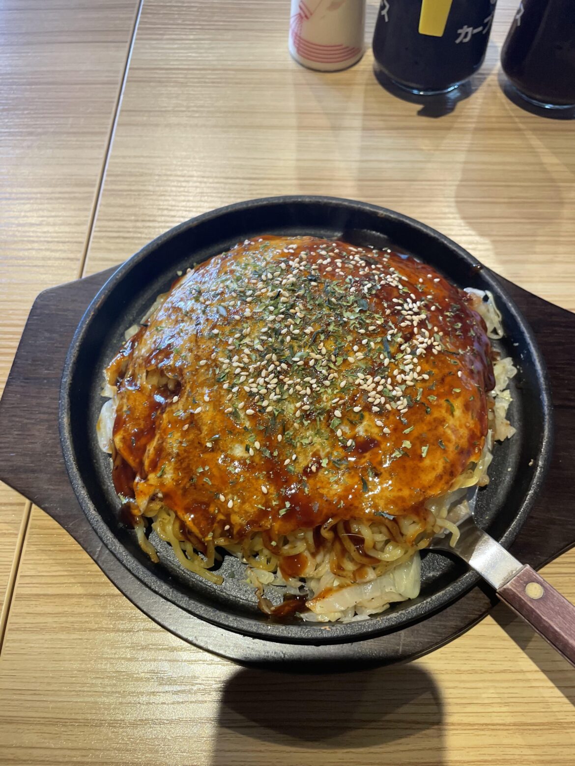 Okonomiyaki in Hakodate
