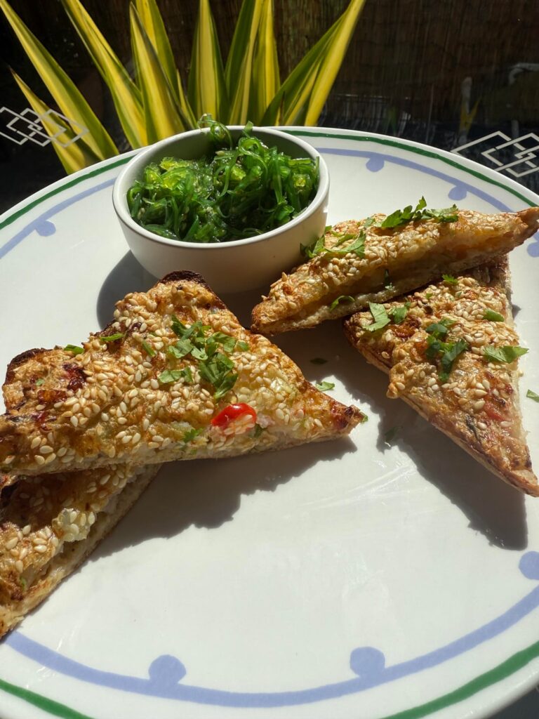 Air fryer  Prawn Toast - 203kcals
