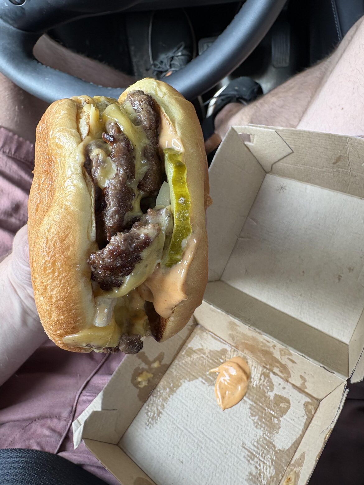 Triple Sonic Smash Burger