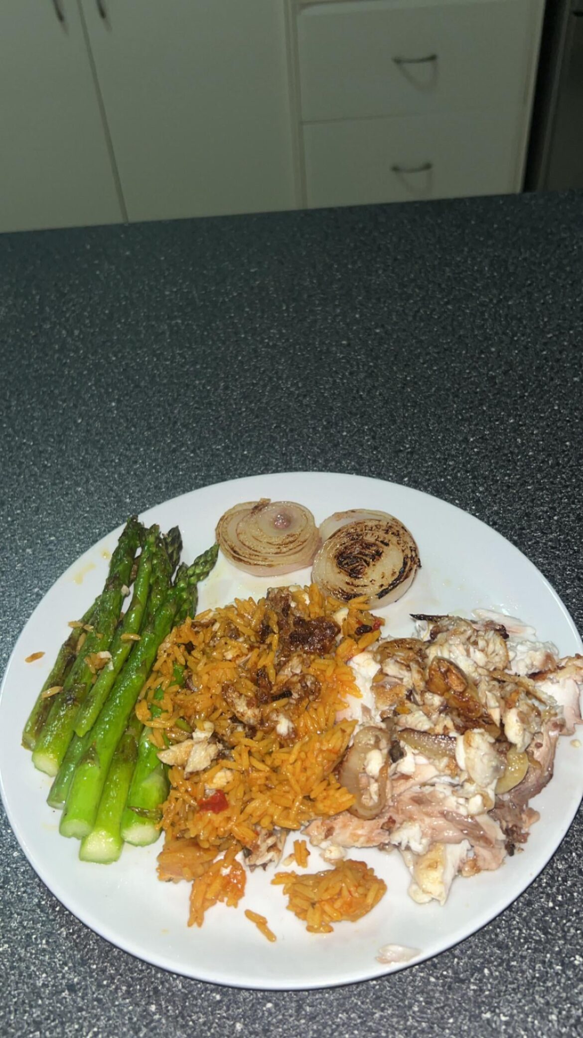 I present you…  the barramundi pile