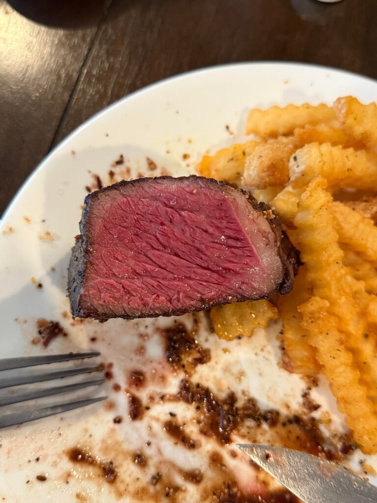 Did I nail the crust and minimize the gray band? And before you say “it’s fucking raw” this was sous vide 138°f for 4 hours. Zabuton steaks taken from “American wagyu” chuck from Costco.